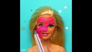 15 Miniature Barbie Dreamhouse DIYs __ DIY Mini Toilet Paper, TV, and Chair_z-gMhLsaNCE_360p
