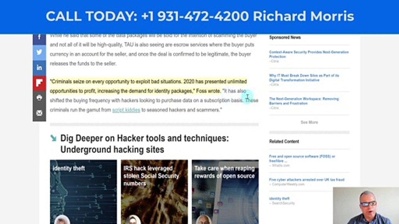 DarkWeb Using Personal Information to Commit Identity Theft Get IdentityUSA Now