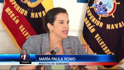 Ministra de Gobierno, María Paula Romo, se defendió ante declaraciones vertidas en su contra
