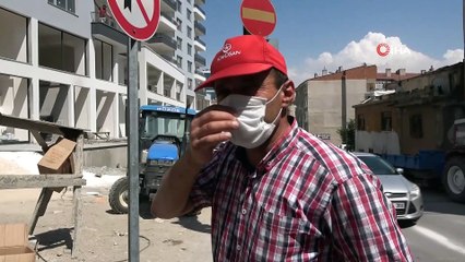 İnşaatı arılar bastı