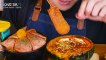 ASMR MUKBANG 버섯 떡볶이 & 치즈 퐁듀 & 양념 치킨먹방! FIRE Noodle & FRIED CHICKEN & CHEESE STICK EATING SOUND!