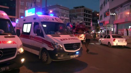 Esenler'de hastane yangını