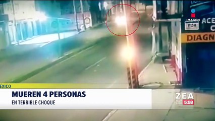 Mueren cuatro personas en terrible accidente en la México-Pachuca