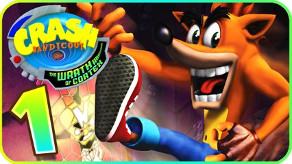 Crash Bandicoot: The Wrath of Cortex Walkthrough Part 1 (GCN, PS2, XBOX)