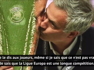 37e j. - Mourinho : ''Notre niveau, c'est la Ligue des champions"