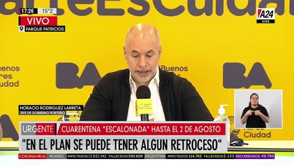 Horacio Rodríguez Larreta anuncia nueva extensión de la cuarentena