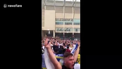 Celebrations erupt as Leeds FC win promotion to Premier League