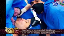 Después de un proceso complicado nació la hija de Karen Lasso y Abel Albán: Conócela aquí
