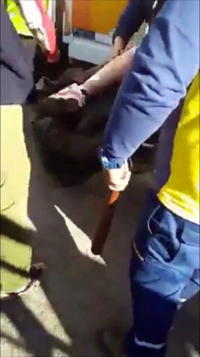 Repartidores de GAS atrapan a ladrón y hacen justicia con sus manos