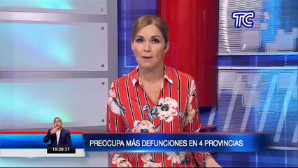 Manabí, Tungurahua y Santo Domingo aumentan inscripciones de defunciones