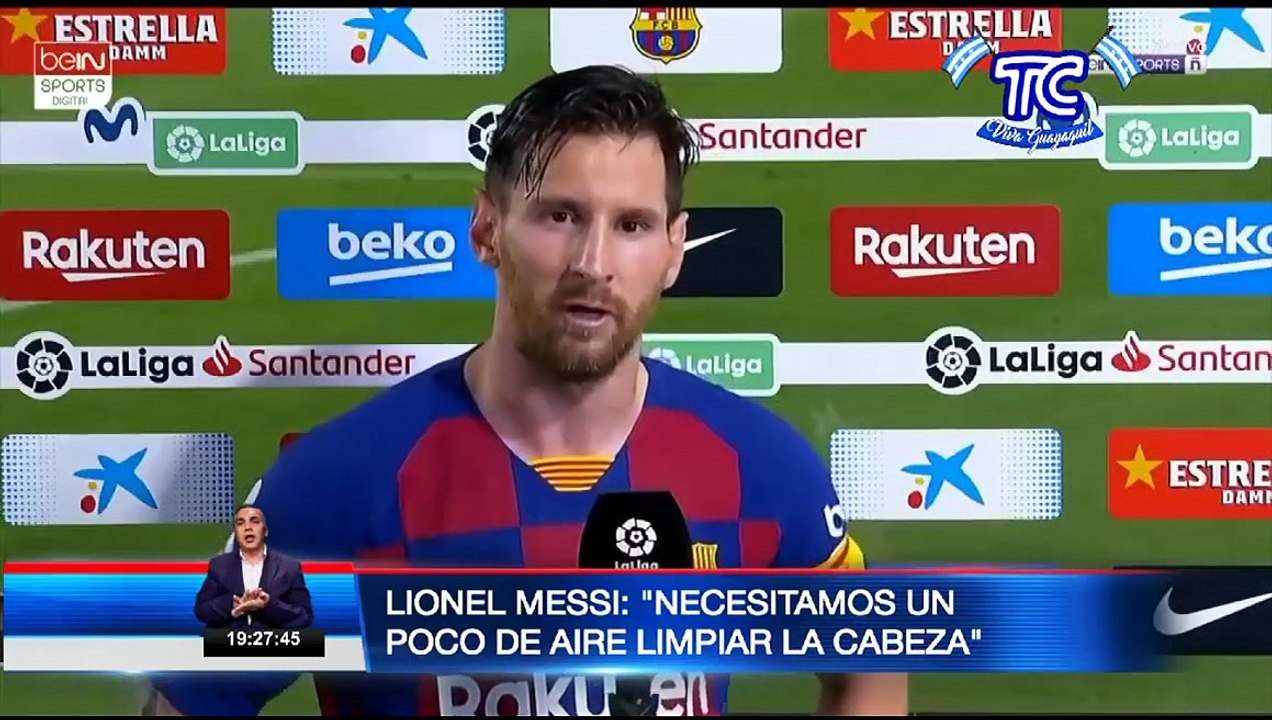 "Necesitamos un poco de aire, limpiar la cabeza": ¿Lionel Messi se va del FC Barcelona?