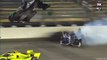Indycar Iowa 2020 Race 1 Restart Herta Massive Crash Flip Over Veekay