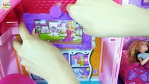 Barbie Malibu House Unboxing & Setup! Pink Dollhouse Rumah boneka Barbie Casa de boneca