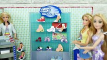 Barbie Skechers Shoe Store Dolls Shopping Video Barbie Loja de Sapatos Barbie Puppe Schuhladen