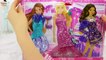 Cinderella Rapunzel Elsa Barbie Dress Up - Doll Dressing Room Pakaian baru Barbie Roupas Novas