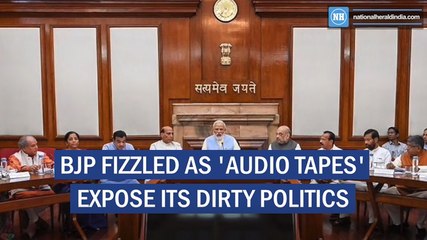 Bjp Fizzled As 'Audio Tapes' Expose Its Dirty Politics