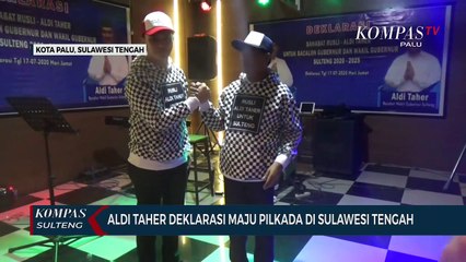 Artis Aldi Taher Deklarasi Maju Pilkada di Sulawesi Tengah