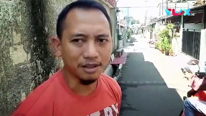 Sosok Mahluk Hitam Misterius Terekam CCTV Warga Depok