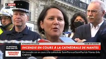 Incendie à la Cathédrale de Nantes : Regardez l'intégralité du premier presse qui s'est tenu ce matin à 10h avec la maire et le responsable des secours