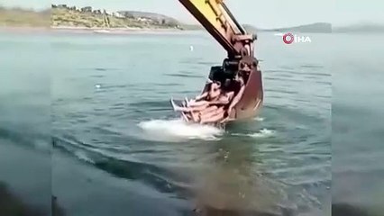 Kepçeli deniz keyfiyle su sporlarına yeni soluk getirdiler