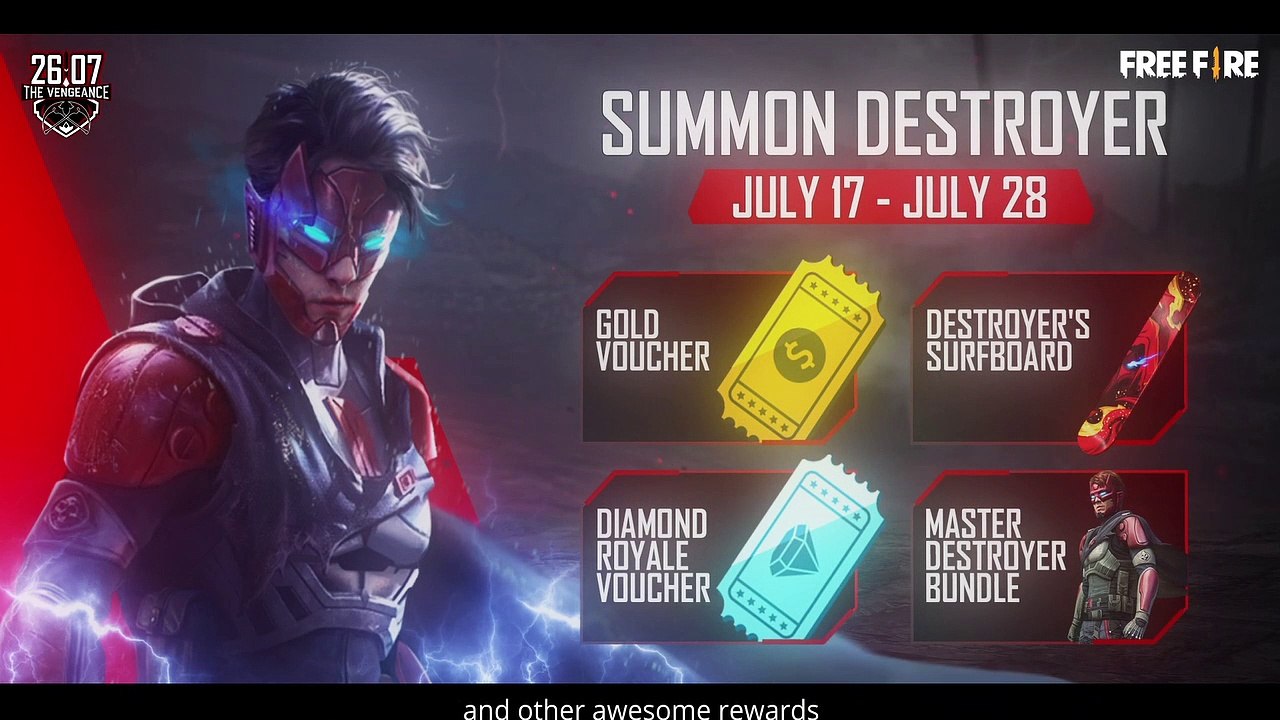 HOW TO GET FREE MASTER DESTROYER BUNDLE IN SPLIT SECOND / Free Fire / New Event 26/07