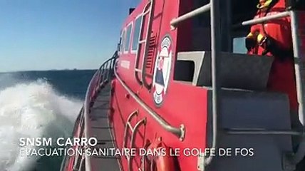 Les sauveteurs de Carro à la rescousse d'un marin de tanker