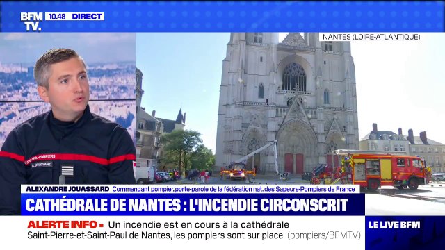 Cathédrale de Nantes: une enquête ouverte par le parquet de Nantes pour incendie volontaire