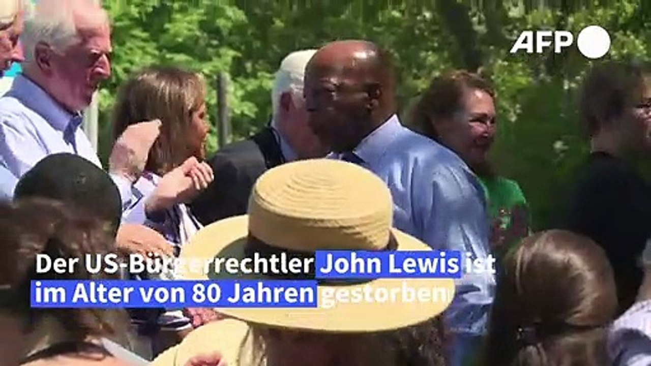US-Bürgerrechtler John Lewis ist tot
