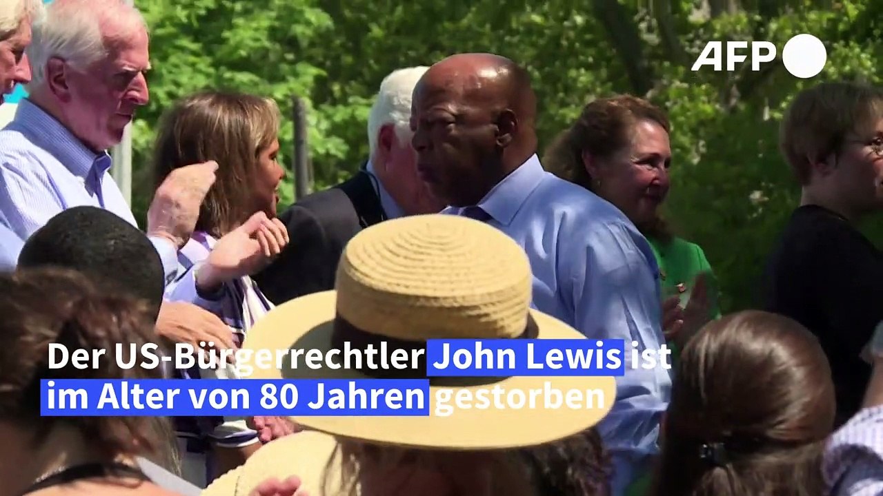 US-Bürgerrechtler John Lewis ist tot