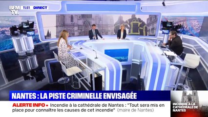 Video herunterladen: Incendie à la cathédrale de Nantes: le procureur de la république de Nantes affirme que trois départs de feu ont été constatés