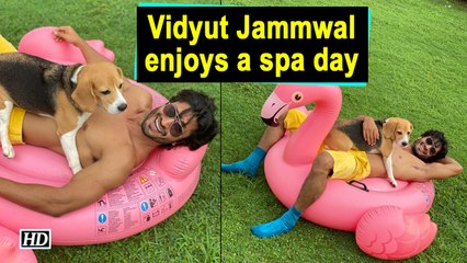 Vidyut Jammwal enjoys a spa day