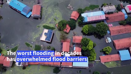 Yangtze floods displace millions in central China as homes submerged
