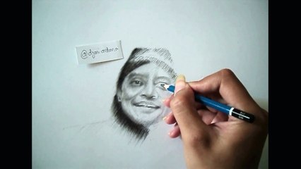 Didi kempot - sketsa wajah