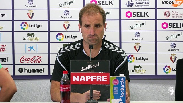Declaraciones de Jagoba Arrasate antes del último partido de liga frente al Mallorca en Pamplona