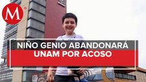 La UNAM no es una opción muy adecuada para mis estudios: Carlos Santamaría 'niño genio'