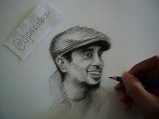 Glenn Fredly - sketsa wajah