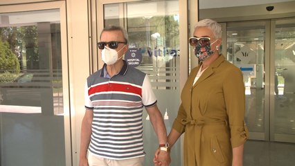 Ana María Aldón recibe el alta hospitalaria tras su intervención de pecho