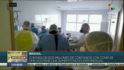 OMS sostiene que aumento de COVID-19 en Brasil ya no es exponencial