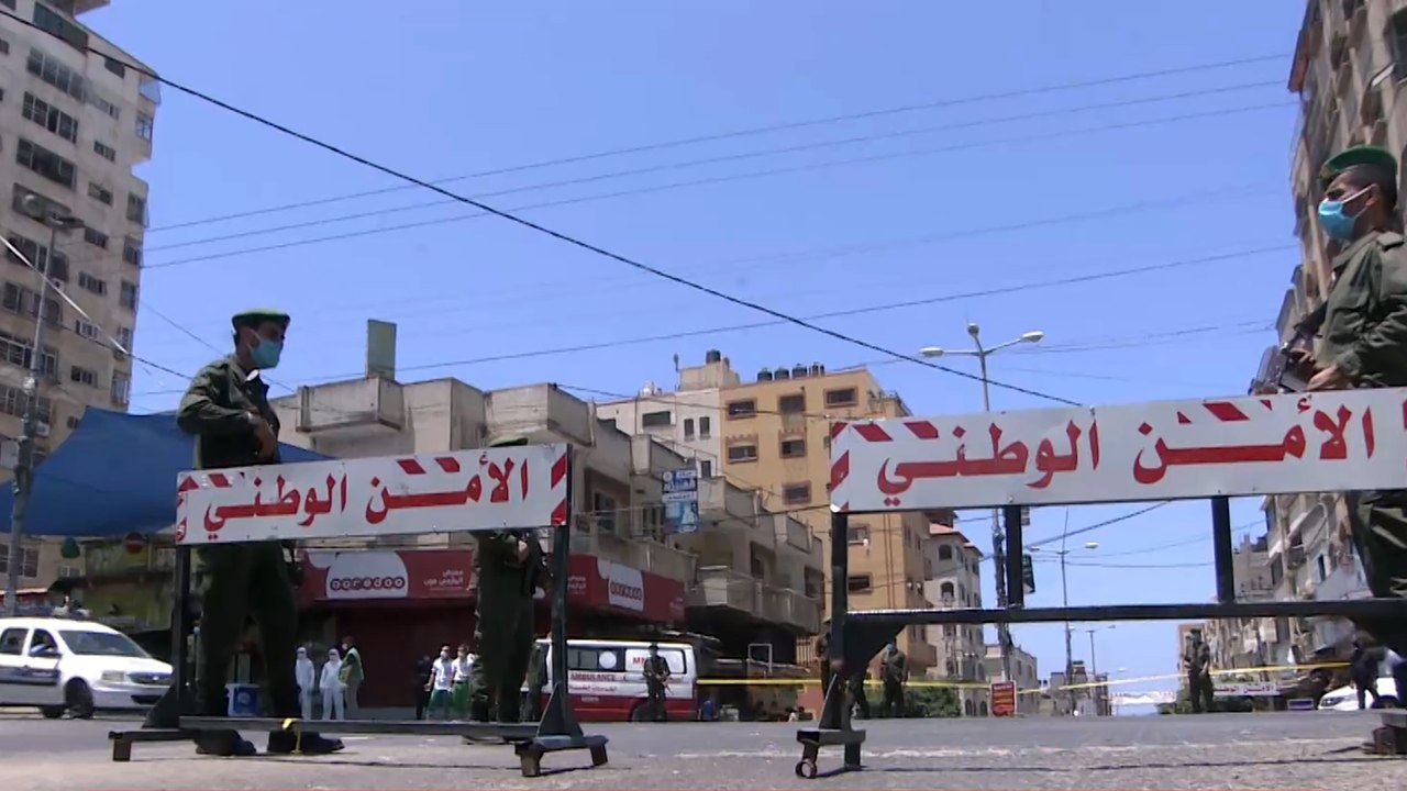 مناورة لطواقم الوقاية في غزة تحاكي اكتشاف بؤرة لتفشي فيروس كورونا