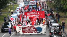 Manifestantes piden en Stuttgart medidas de protección climática