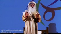 How Do You Get To Know Yourself Fully - Sadhguru answers at Entreprenuers Organization Meet