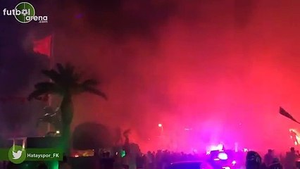 Hatayspor taraftarının şampiyonluk coşkusu