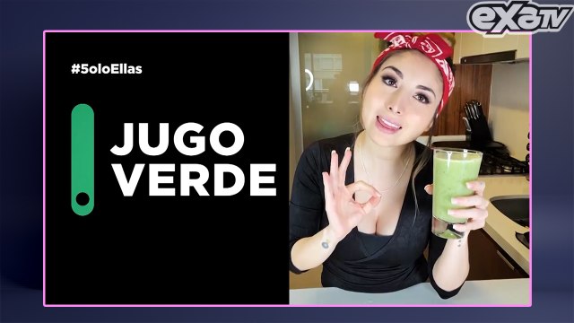 Tania Gattas te enseña a hacer el jugo verde que a ella le funciona / #5OLOELLAS