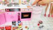 Japanese Style Doll Kitchen for Barbie doll Unboxing Dapur boneka Barbie Cozinha boneca