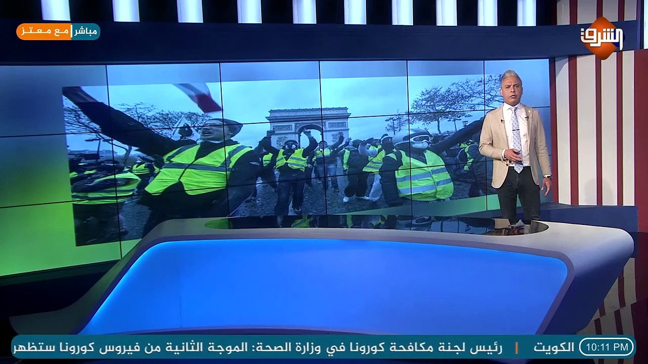 #معتز_مطر مابين متظاهري #ماكرون و سيدات #السيسي ..!!