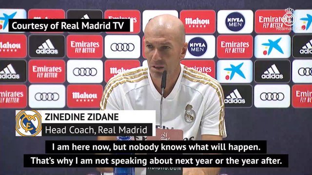 Zidane raises questions over his Real Madrid future