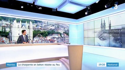 Nantes : la charpente en béton résiste au feu
