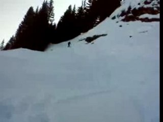 chute ski morillon grand massif