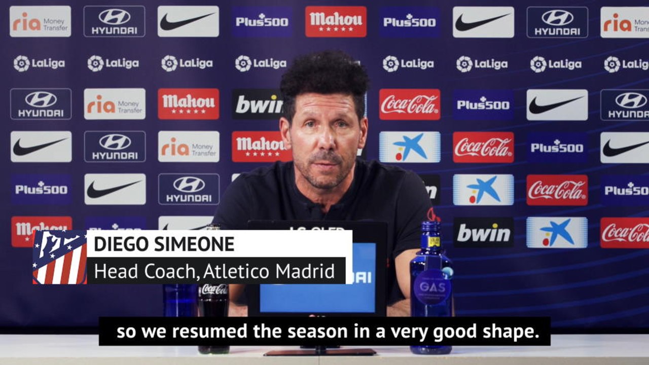 Atletico primed for Champions League push - Simeone