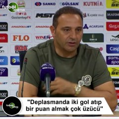 Fuat Çapa: "Deplasmanda iki gol atıp bir puan almak çok üzücü"